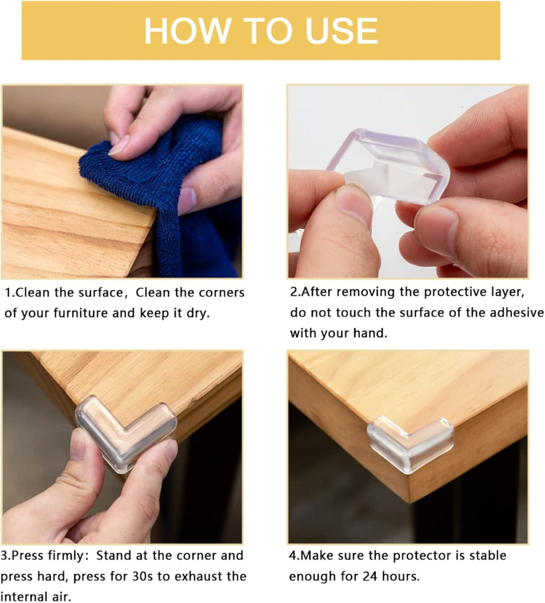How to Install Clear Corner Protectors in 10 Seconds (No Tools, No Damage)