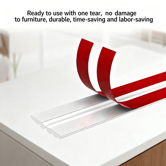 HENGS 1M Airbag Baby Safety Edge & Corner Protector - Clear BPA-Free Soft Furniture Guards, Invisible Baby Proofing Cushion