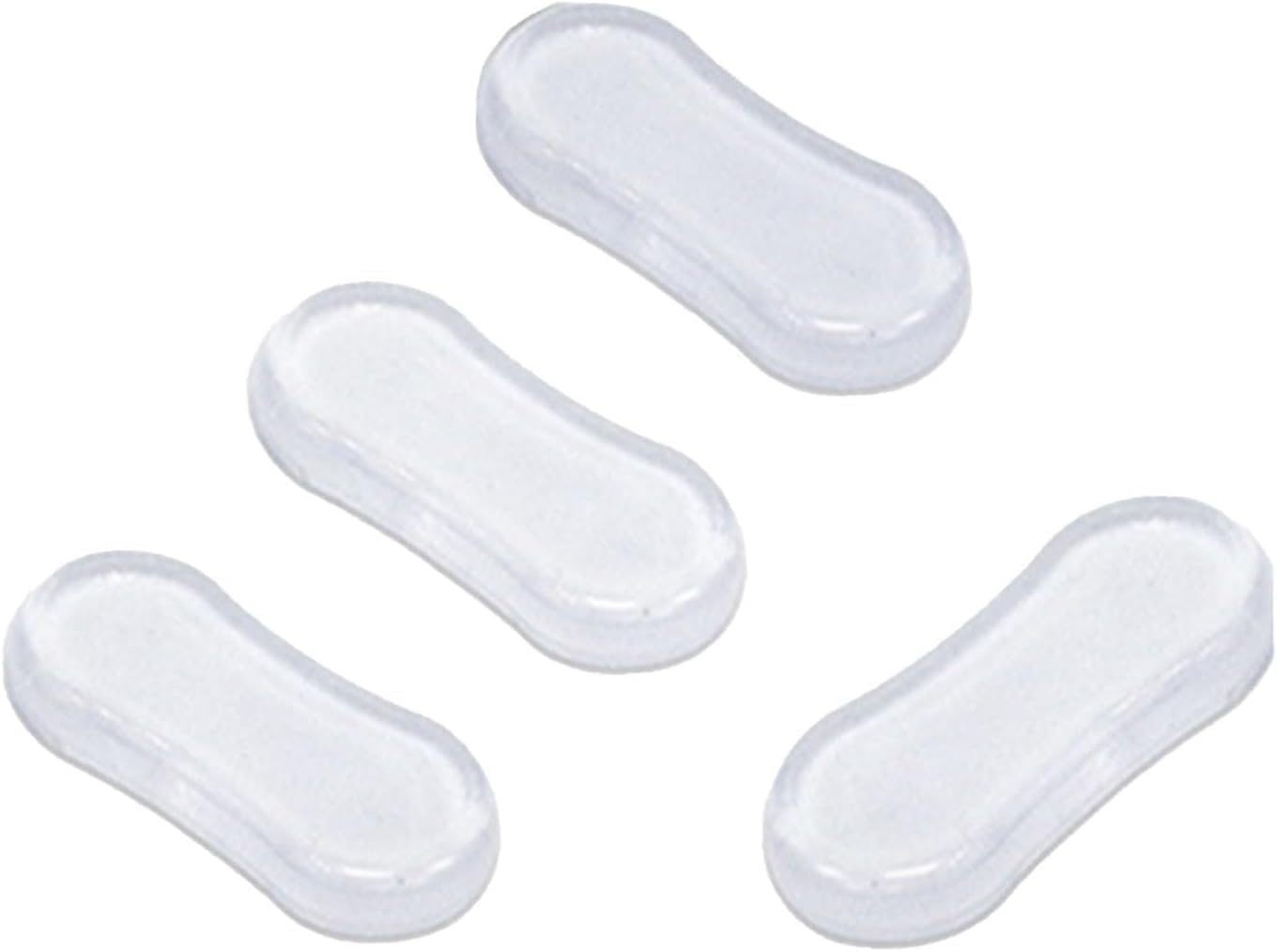 HENGS 5Pcs Transparent Toilet Seat Bumper Set, Silicone Strong Adhesive Toilet Seats Lid Bumpers, Toilet Seat Buffers, Toilet Lid Rubber Pads for, Home, Hotel and Hospital Toilets