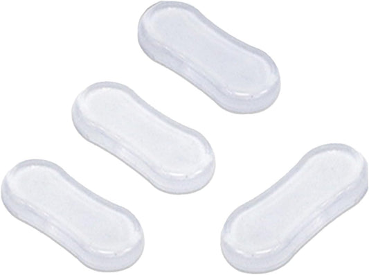 HENGS 5Pcs Transparent Toilet Seat Bumper Set, Silicone Strong Adhesive Toilet Seats Lid Bumpers, Toilet Seat Buffers, Toilet Lid Rubber Pads for, Home, Hotel and Hospital Toilets