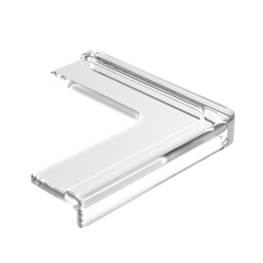 HENGS 8pcs Clear L-Shaped PVC Corner Guards - Invisible Anti-Collision Bumpers for Furniture, Tables, Doors & Windows