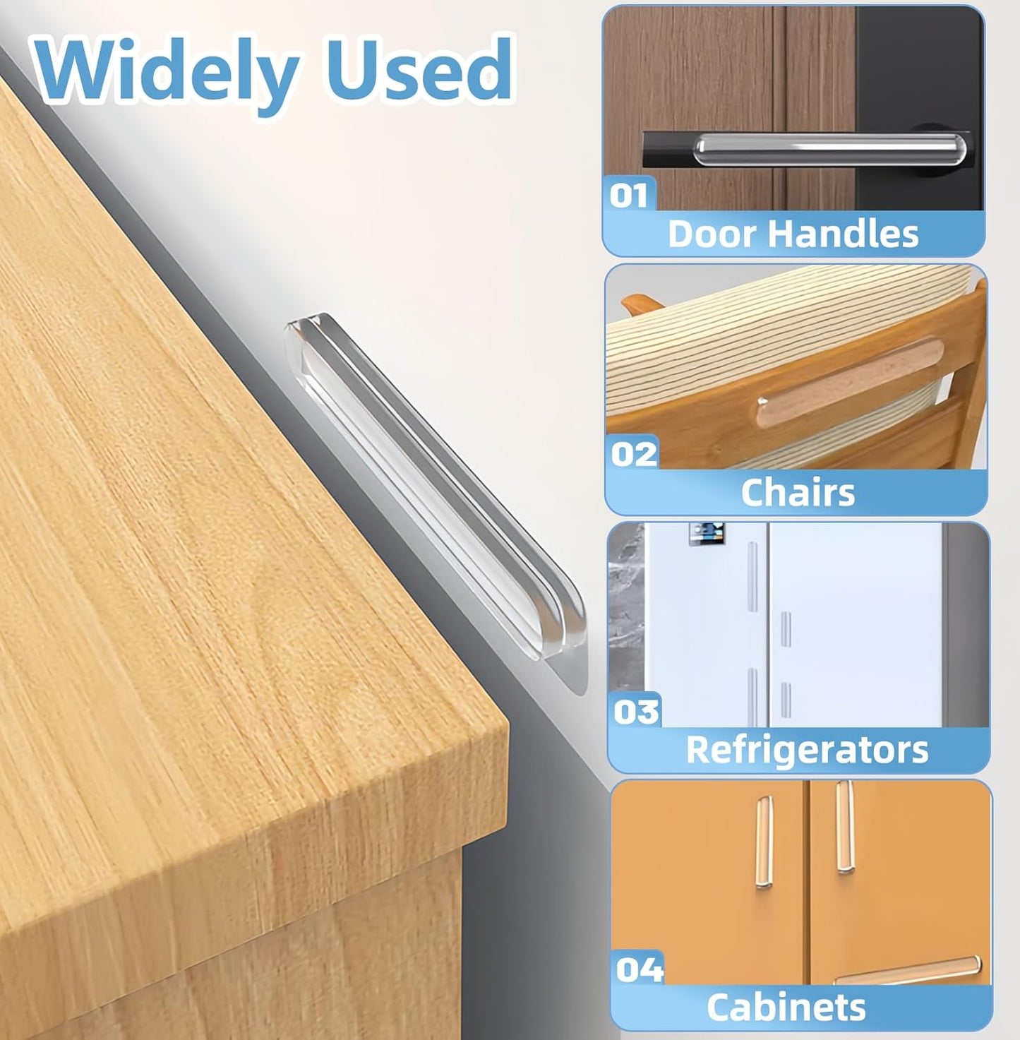 HENGS 59PCS Baby Proofing Kit - Full House Corner & Edge Protectors Set for Home Safety (Non-Toxic, Easy Install)